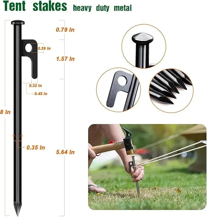 8-Foot SPF 50+ Sun & Rain Canopy Umbrella - for Camping, Beach, Sports, Blue | AlluCanFind