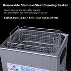 10L Ultrasonic Cleaner Heated Ultra Sonic Cleaner Machine With Timer 40kHz Ultrasound Bath for Carburetor Tools Parts