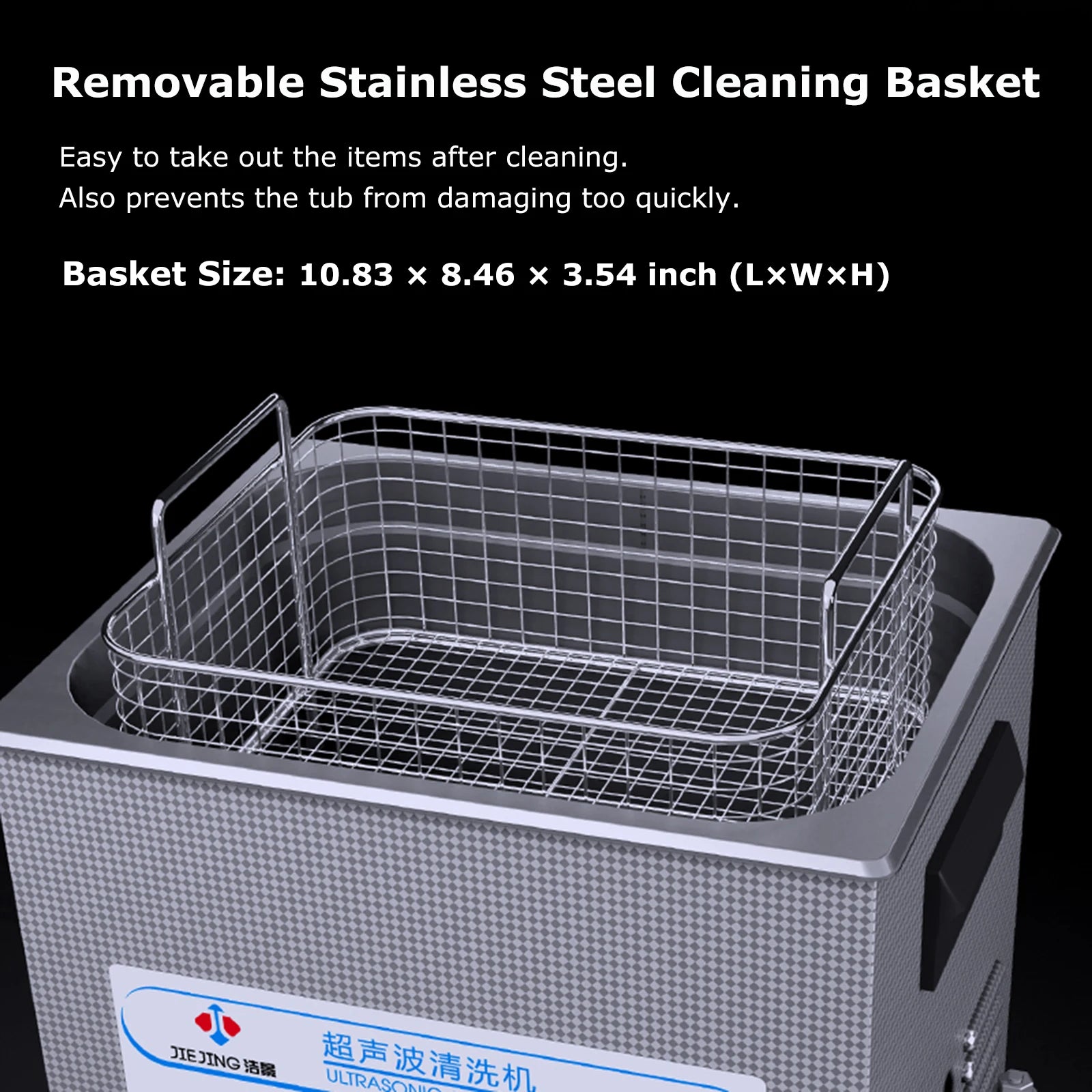 10L Ultrasonic Cleaner Heated Ultra Sonic Cleaner Machine With Timer 40kHz Ultrasound Bath for Carburetor Tools Parts