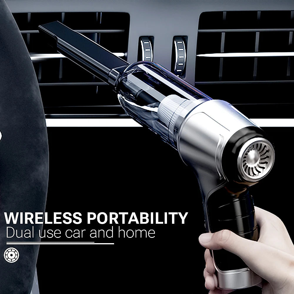 SZUK New Mini Car Vacuum Cleaner 638000Pa Wireless Vacuum Cleaner Powerful Suction Handheld Portable Vacuum Cleaner for Car Home