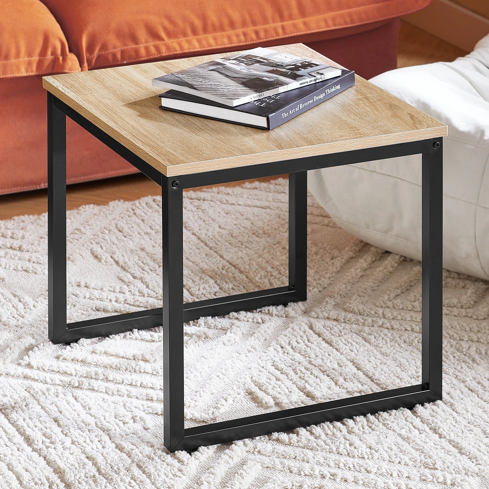 SoBuy FBT42 2-Piece Set coffee table side Table 2-piece set table sofa table coffee table set