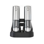 Electric Salt and Pepper Grinder Set USB Rechargeable Eletric Pepper Mill Shakers Automatic Spice Steel Machine Kitchen Tool