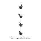 3.3ft Rain Chain Garden Decor Outside Outside Gutter Downspout in Summer Park Embellishment Gutters Downspout Downspout Chain
