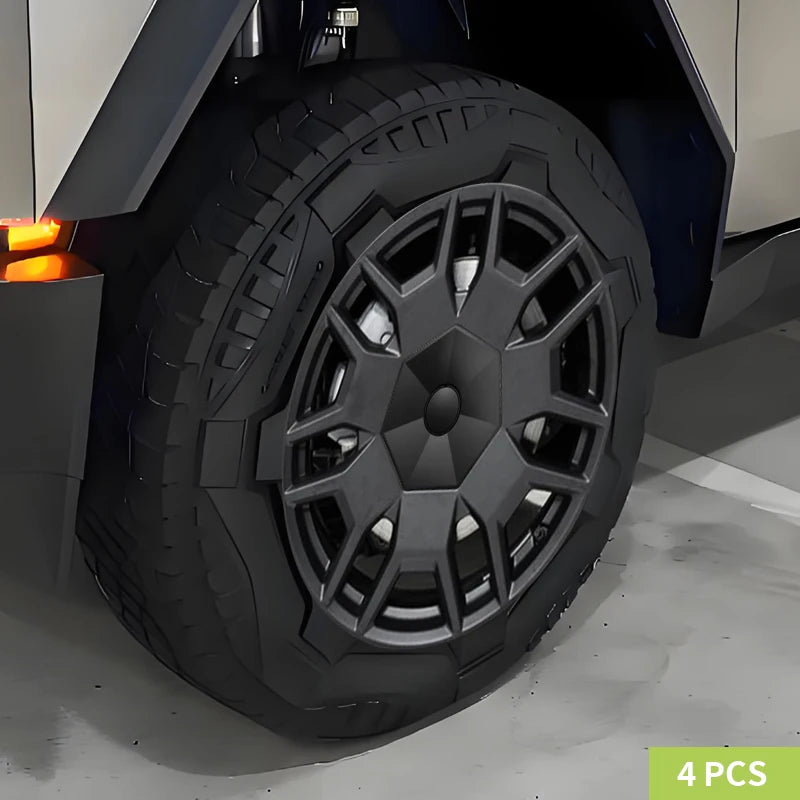 Design for Tesla Cybertruck Center Hub Cover Set for Factory Wheels Ru