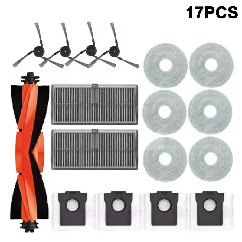 For Dreame L40 ultra / X40 Ultra Robot Vacuum Accessories Dust Bags Mop Main Side Brushes Cloths HEPA Filters Spare Parts