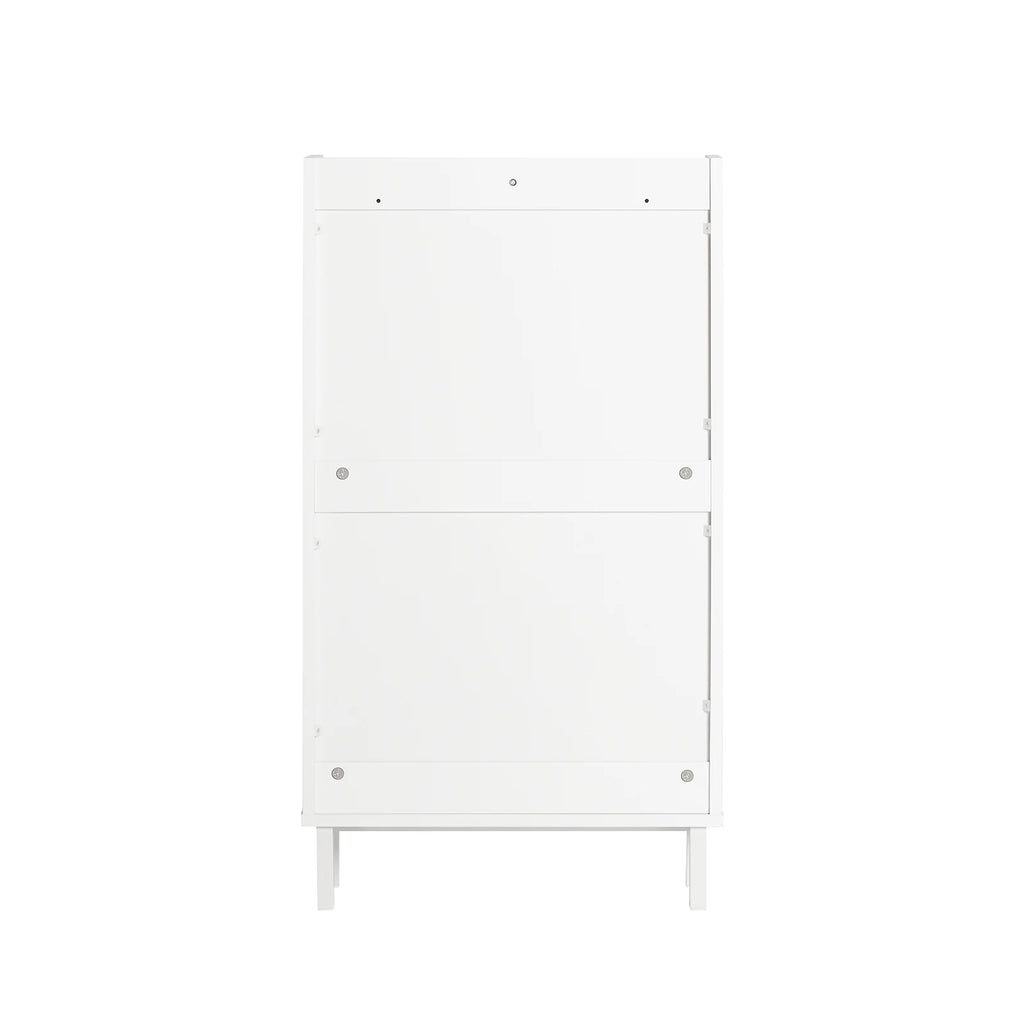 SoBuy FSR151 Shoe dump truck with 2 flap Shoe cabinet narrow shoe rack with 4 shelf surfaces Shoe chest of drawers Shoe shelf