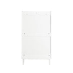 SoBuy FSR151 Shoe dump truck with 2 flap Shoe cabinet narrow shoe rack with 4 shelf surfaces Shoe chest of drawers Shoe shelf