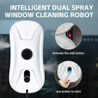 Ultra-Light Window Cleaner Robot Automatic Double Spray Water Intelligent Ultra-Thin Wipe Wash High-Rise Window Glass