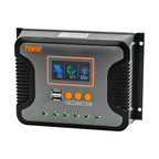PowMr PWM 80A 60A 30A Solar Charge Controller 12V 24V 36V 48V Lead-Acid Lithium Battery Charger Max PV 100V Dual Control Mode