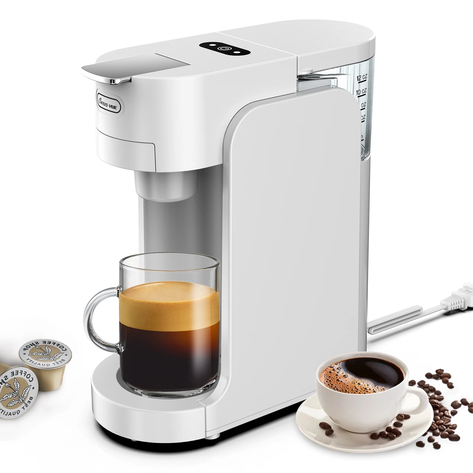 Mini Multiple K-Cup Capsule Coffee Machine Pod Ground Coffee Cafetera Maker Coffee Brewer Instant Automatic Coffee Machine