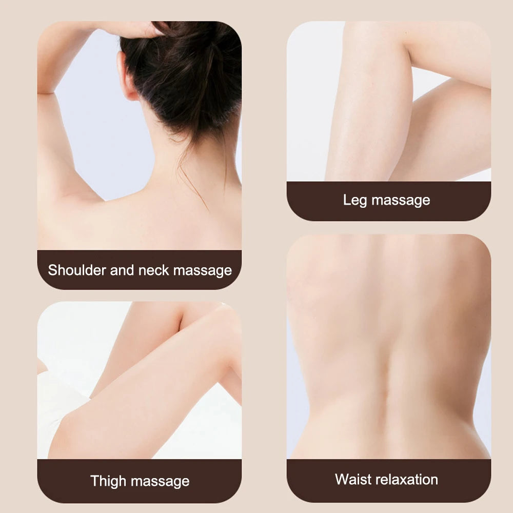 Multifunctional Neck Shoulder Massager, Wrap Heat Therapy Device, Cervical Spine Massage Instrument, Square Muscle Roller