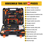 82-Piece Black Tool Kit, Comprehensive and Durable for Home and Auto Repair