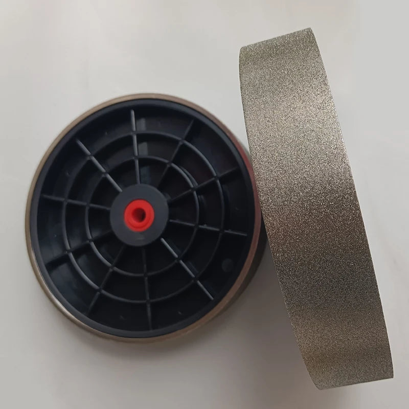 Diamond Grinding Wheel 8 Inch 200mm Diameter 38mm Thickness 25.4mm Hole Electroplated Alloy Plastic Parallel Jade Polishing