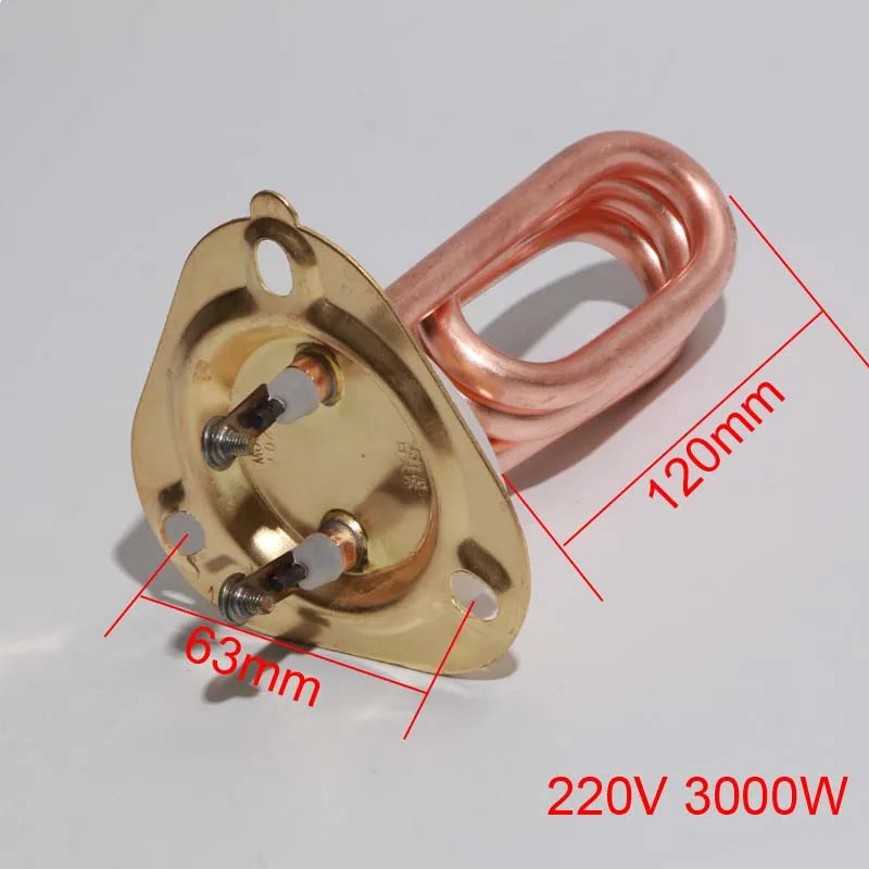 LJXH Step-by-step Automatic Water electric Boiler Heating Element 220V 1KW 2KW 3KW  with/without Probe