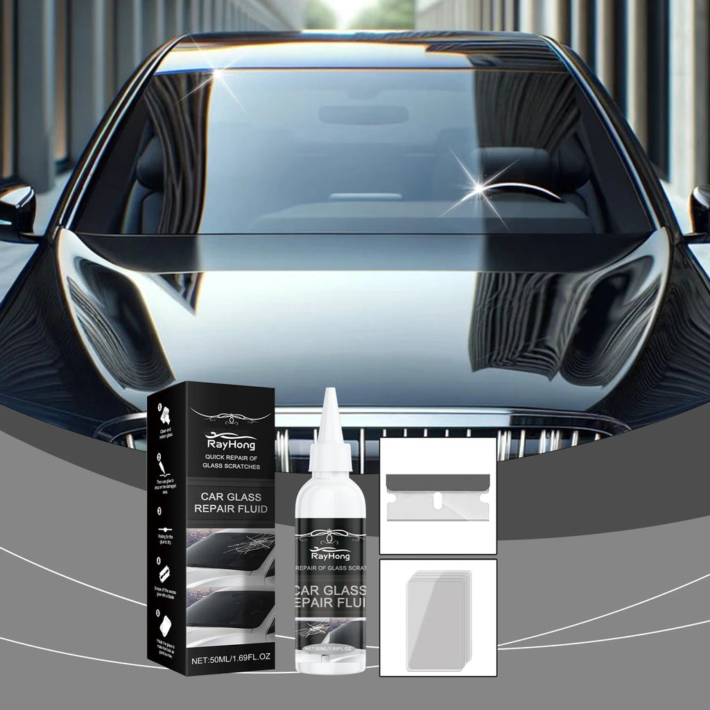 Car Glass Repair Adhesive Fixing Windshield Cracks Remove Scratch Enhance Impact Resistance Truck Motorcycles Broken Repair Set