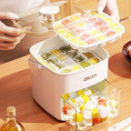 Double-Layer 48-Compartment Ice Cube Maker