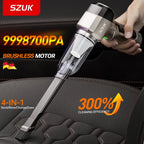 SZUK NEW Car Vacuum Cleaner C017MAX Portable Handheld Mini Vacuum Cleaner Wireless Strong Suction Car Cleaner Cleaning Machine