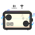 AEEZO L1 Bluetooth Speaker Hi-Fi Audio Clear Glass Screen Dynamic Suspended Lyrics Wireless Portable Audio Video LED Speakers