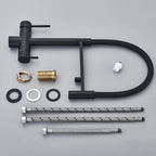 Black Grey Filtered Kitchen Faucet Water Filter Kitchen Faucets Filter Faucet Mixer Water Purification Water Drinking Water Taps