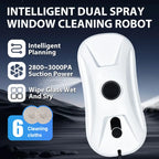 Ultra-Light Window Cleaner Robot Automatic Double Spray Water Intelligent Ultra-Thin Wipe Wash High-Rise Window Glass