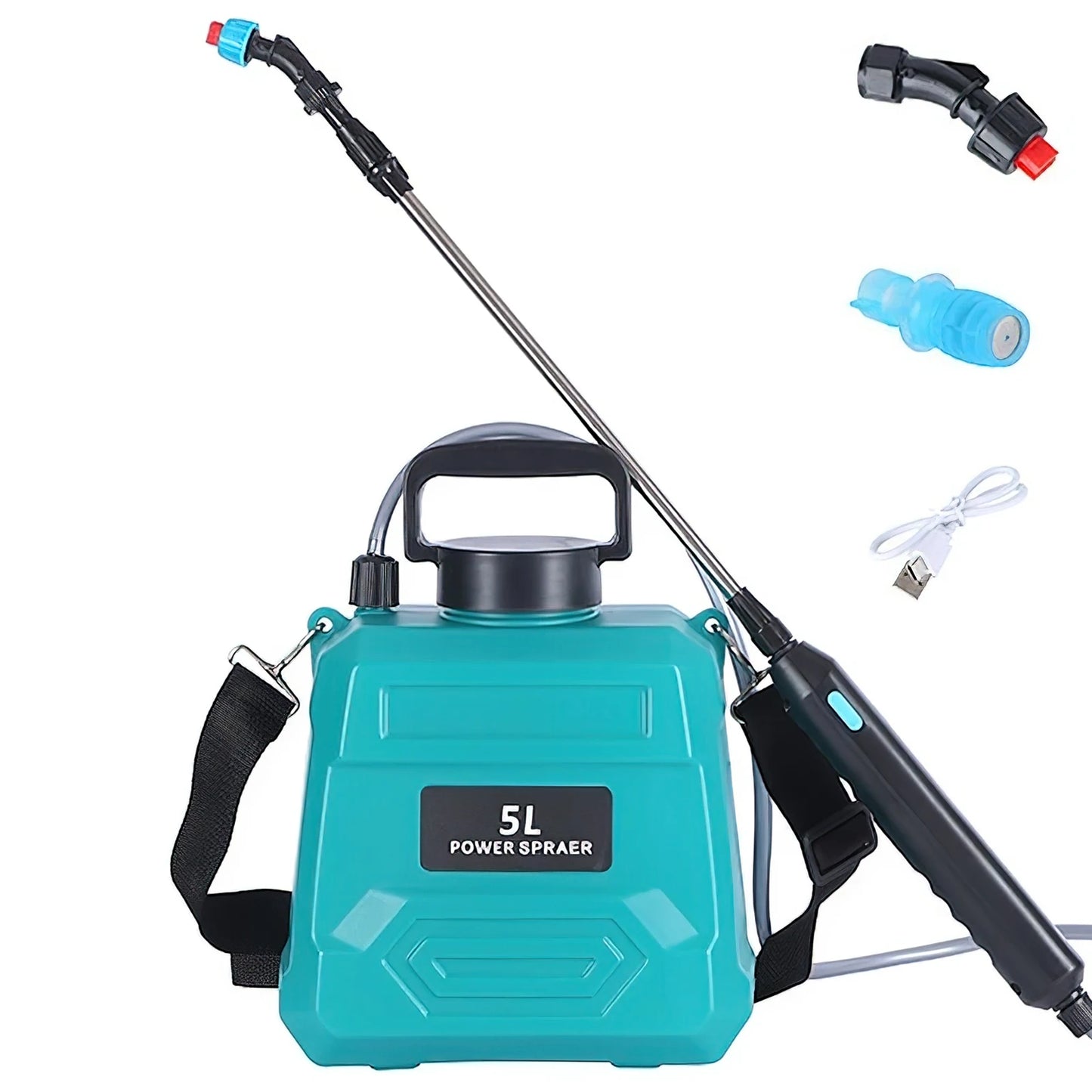 Electric Sprayer 8L water Can With Spray Gun Automatic Garden Mister USB Rechargeable Irrigation Tool