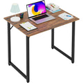32/39/47 inch Computer Desk Study Writing Table, Adjustable feet, Modern Furniture for Home Office (1, Brown, 32 inch)