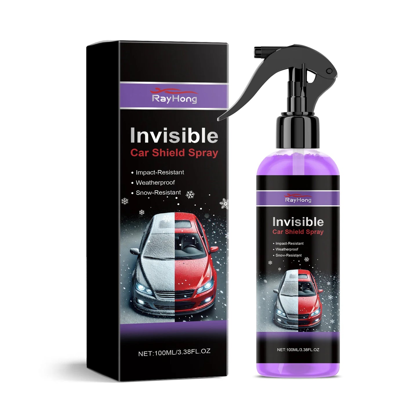 Rayhong 100ml Invisible Car Shield Repair Spray Car Coating Protection Scratch Remove Rapid Car Wax Polish Ceramic Coating Spray