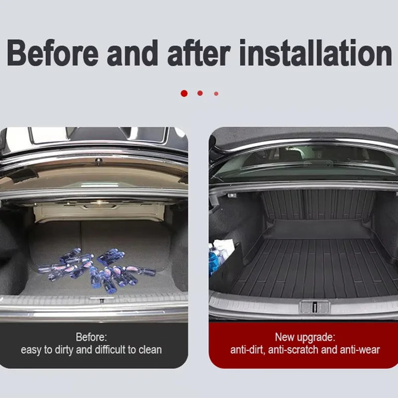 for Chery Jetour Traveller T2 2023 2024 2025 Car Rear Trunk Mat Waterproof Protective Liner Trunk Tray Floor Mats Accessories