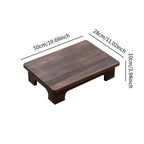 Wood Low Tea Table Coffee Table Tatami Table For Balcony Living Room Sitting On The Floor Compact Window Sill Table