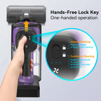 INSE S10 Cordless Vacuum Cleaner, 6-in-1 Stick Vacuum with 30Kpa 350W Suction, Max 50 Min Runtime Rechargeable Vacuum for Home