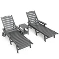 500 LBS Capacity Lounge Chair Set (3-Piece)