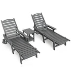 500 LBS Capacity Lounge Chair Set (3-Piece)