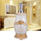 European 5pcs Bathroom Set/Resin Bathroom Accessories Kit/Toothpick Holder/Soap Dispenser/Tooth Brush Holder/Cup Soap Dish Tray