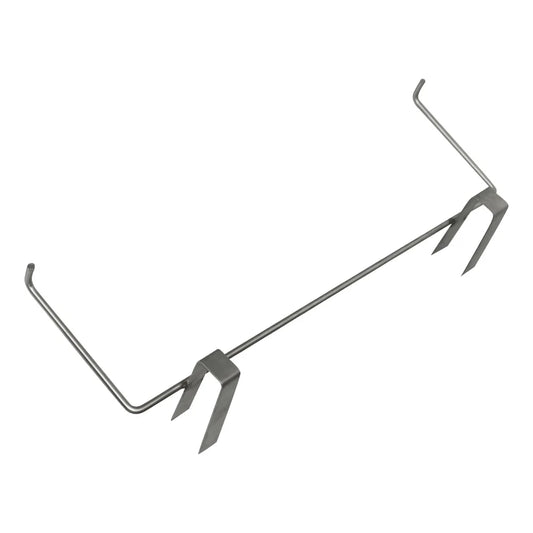 Stainless Steel Bee Hive Frame Holder Honeycomb Frame Beekeeping Accessories Equipment Honey Bee Hive Perch Side Mount Tools