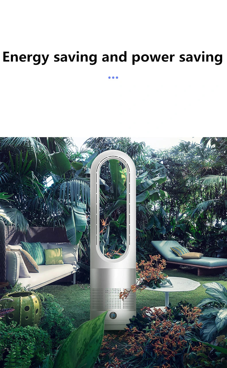 110V / 220V 18 inch Mini Household Leaf Less Electric Fan Remote Contr