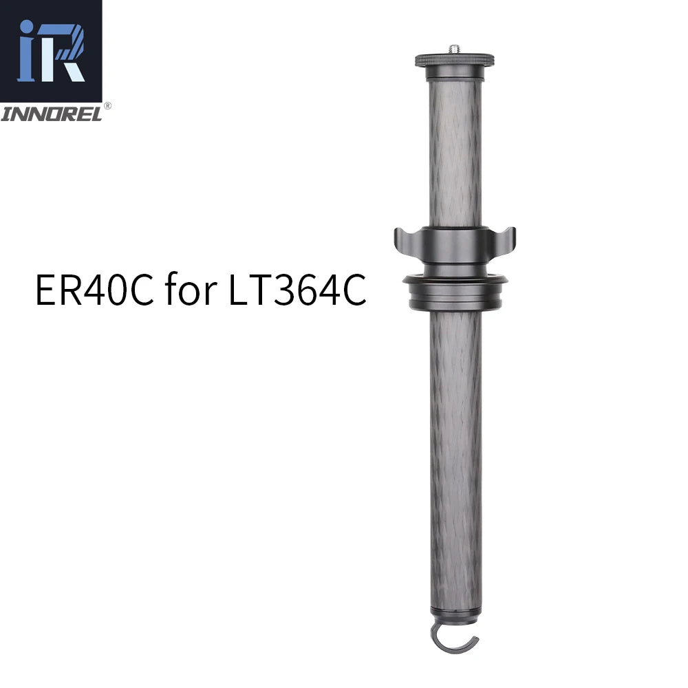 ER40C 10 Layers Carbon Fiber Tripod Mid Column 40mm Tube Lifting Extension Rod Mount Suit RT90C/LT364C For DSLR Camera Camcorder