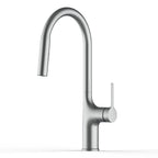 Bagnolux Titanium Black Brushed Deck Mounted Kitchen Faucet Two Function Single Handle Pull Out Mixer Hot and Cold Water Taps