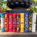 1Tube Bhutan Dragon Incense Stick Brocade Cylinder Tibetan Incense For Refreshing Deodorization Handmade Natural Stick Incense