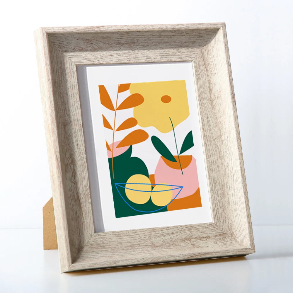 1 Piece Mul-Size Nordic Art Picture Frame Retro American Style Wall Hanging Wide Border Resin Photo Frame For Wedding Table Post