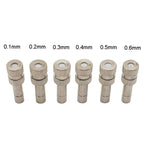 (50 Pieces/Lot) 6mm Low Pressure 0.1-0.5mm Stainless Steel Fog Misting Nozzles Connectors Garden Water Irrigation Sprinkler