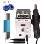 Hot Air Gun 858D 700W BGA Rework Solder Station 220V / 110V For SMD SMT Heat Soldering Station Welding Repair Tools