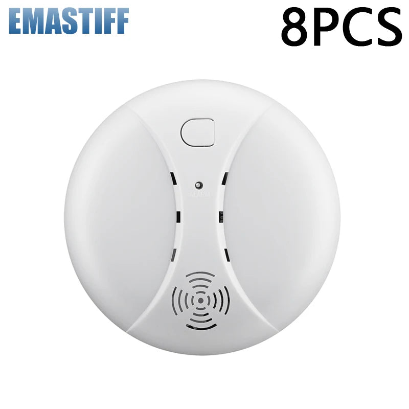 433MHz Wireless Fire Protection Smoke alarm Detector Alarm Sensors For RF Tuya WIFI GSM home security Alarm Systems