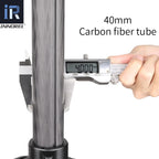 ER40C 10 Layers Carbon Fiber Tripod Mid Column 40mm Tube Lifting Extension Rod Mount Suit RT90C/LT364C For DSLR Camera Camcorder