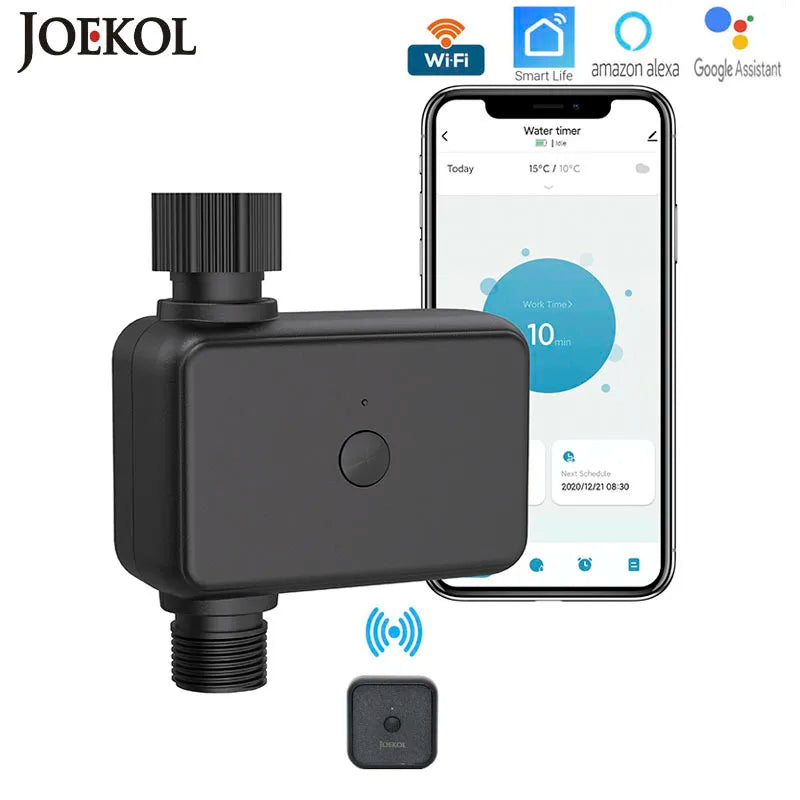 Garden Wifi Watering Timer Smart Automatic Wifi Irrigation Controller Water Valve Smart Garden Watering System Lawn Watering