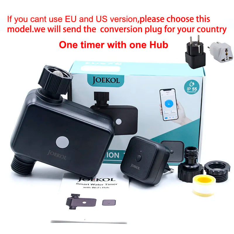 Garden Wifi Watering Timer Smart Automatic Wifi Irrigation Controller Water Valve Smart Garden Watering System Lawn Watering