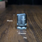 5 In 1 Portable Cigar Punch Cutter Gadgets Pocket Metal Holder Bullet Hole Cut with Cigar Drill Cigar Draw Enhancer Needle Tools