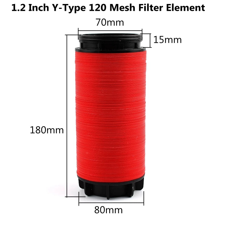 1Pcs Gardening Agriculture Irrigation Metal Net Filter Screen 3/4 1 1.2 1.5 2 2.5 Inch 120 Mesh Filter accessories