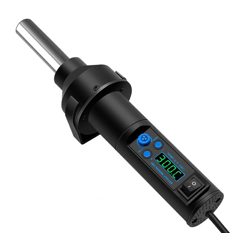 Hot Air Blower Heat Gun Hair Dryer Soldering 8018lcd 220v 450w Bga Rework Solder Station Welding Power Phone Repair Tool vs 8032