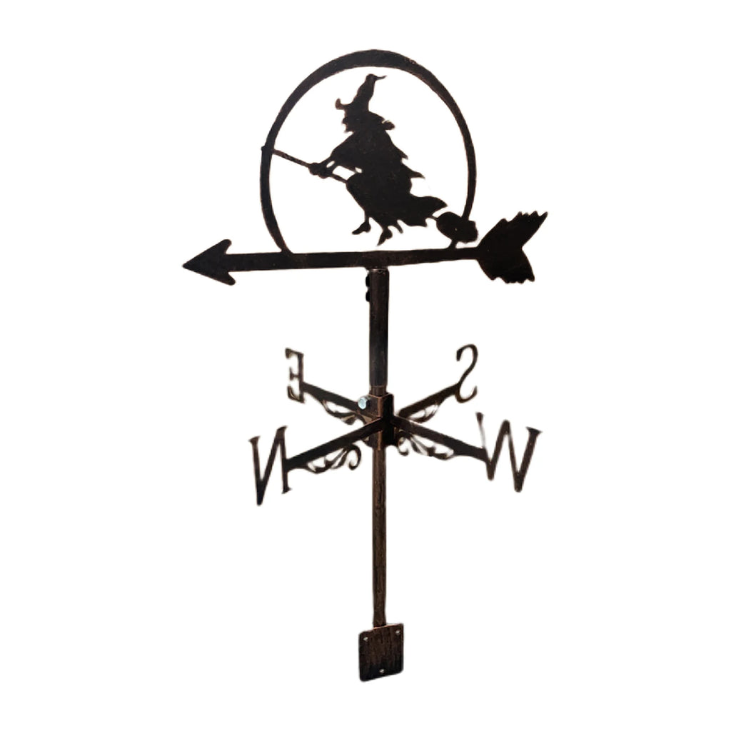 Weathervane Weather Vanes Roofs Retro Garden Stake Weather Vane Measuring Tools Outdoor Roof Decoration Architecture Decor Craft