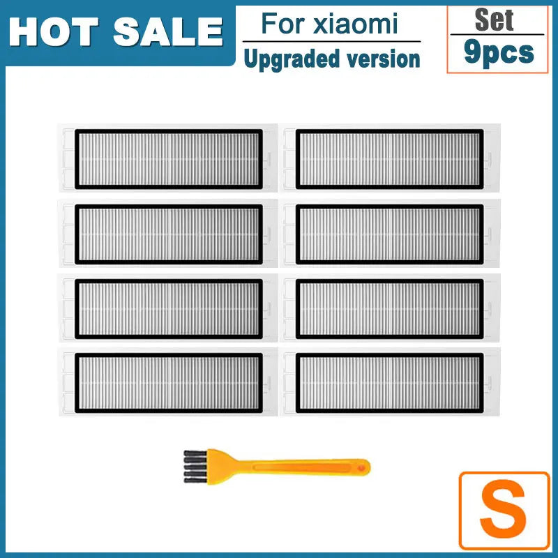 Hepa Filter for Xiaomi Mijia 1S,Roborock S5 S50 Max,Mi Robot Vacuum Cleaner,Mop Roller Side Brush Accessories Spare Parts Kit